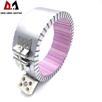 Élément chauffant en céramique pour extrudeuse, anneau chauffant à économie d'énergie 110v 120v 220v 50mm, pour machine d'injection plastique