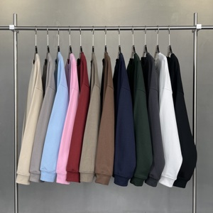 <span class=keywords><strong>Felpa</strong></span> Unisex Personalizzata di Lusso Stile Streetwear con Ricamo in French Terry di Alta Qualità Girocollo da Uomo Senza Marchio <span class=keywords><strong>Rosa</strong></span> - Product Image 4