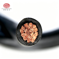 Câble de soudage gainé de caoutchouc ignifuge SZYL YHF, résistant à la chaleur et à l'huile, extra flexible, en cuivre pur, 450V/750V