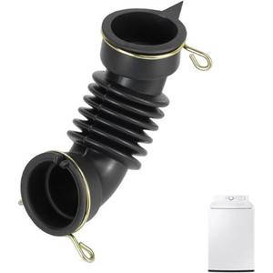 Tuyau de machine à laver DC67-00467A, connecteur flexible en caoutchouc avec pince pour le tambour de la machine à laver Samsung vers le tiroir distributeur - Product Image 1