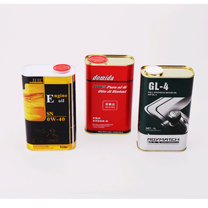 Lata Metálica Rectangular de 1L al por Mayor para Aceite de Motor, Impresión de Logotipo Personalizado, Impresión Offset en Lámina Metálica - Product Image 6