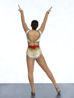 Justaucorps de danse rouge en maille personnalisé Majorette OEM Performance Wear, uniforme de scène pour compétition, taille unique