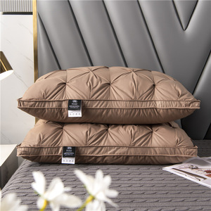 Wholesale Luxury 100% Cotton Goose Down <strong>Pillow</strong> Certificated <strong>Soft</strong> Down Feather <strong>Pillow</strong> for All Ages - Product Image 4