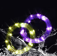 Luces de rueda Led impermeables coloridas para bicicleta, cadena de luces de rueda de bicicleta para conducción nocturna, tira de luces de anillo de rueda RGB