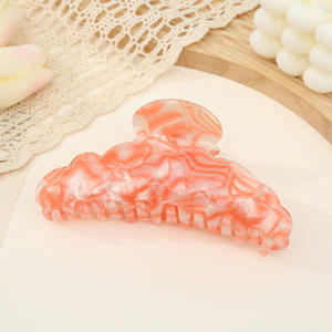 SAIYII klip rambut asam asetik gelombang Eropa tekstur tinggi sederhana klip rambut manis bagian belakang besar klip rambut hiu - Product Image 6