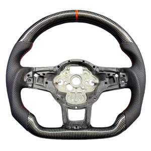 Volante de Fibra de Carbono para Volkswagen CC MAGOTAN VW Golf 6 Golf 7R MK6 MK7 MK7.5 <span class=keywords><strong>Polo</strong></span> Tiguan Passat GTl - Product Image 2