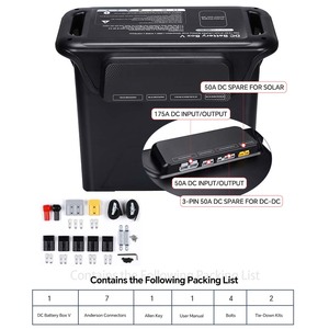 Boîtiers et supports de batteries haute compatibilité pour plusieurs tailles de batteries 12V 24V 48V 2KW 3KW - Product Image 4