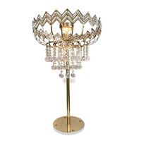 Nouveau porte-fleurs de table en cristal de mariage moderne décoration de table de banquet d'hôtel accessoires de guide routier pour événements spéciaux