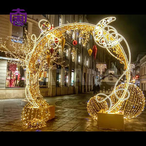 Arche lumineuse LED sur mesure de grande taille pour décorations de jardin de Noël en extérieur, étanche IP65, pour fêtes intérieures et utilisation en extérieur - Product Image 5