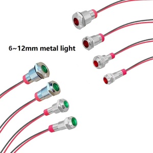 Indicador de panel LED impermeable de 6mm con cable de plomo Construcción de metal duradera - Product Image 6