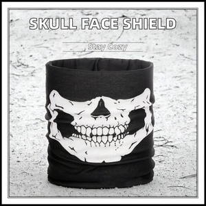 Multicolor Polyester Skull Ghost Head Sporty Balaclava Hood Warm Full Neck <strong>Face</strong> <strong>Shield</strong> Mask for Outdoor Cycling Motorcycle - Product Image 3