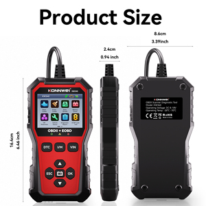 เครื่องสแกน OBD2 รุ่น KONNWEI KW340 สำหรับขายส่ง พร้อมฟังก์ชันตรวจสอบแรงดันแบตเตอรี่ - กำไรสูง - Product Image 2