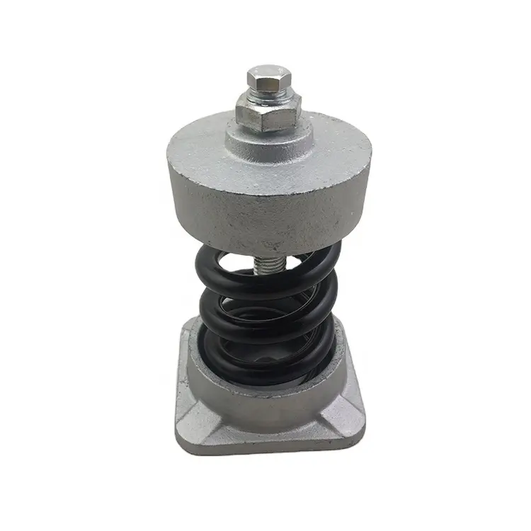 Factory wholesale JC Steel Plate end Floor Mount Free standing Fan Air Conditioner Anti Vibration Isolator Spring Mount