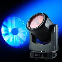 Projecteur motorisé Turbofan 4*60W RGBW 4-en-1 LED Zoom Wash Beam pour DJ, Concert, Événement, Contrôle DMX par Barre de Canaux