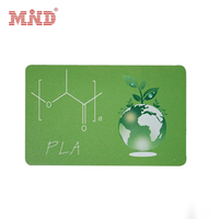 Tarjeta de Visita de Papel NFC Biodegradable de 13.56MHz con Chip NTAG 213, NTAG 215, NTAG 216, NTAG 424 para Control de Acceso a Redes Sociales