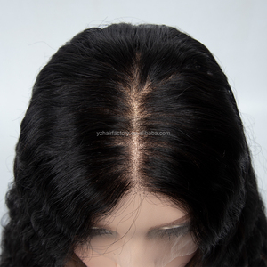 Peluca Judía Kosher de Cabello Humano Virgen Ruso de Alta Calidad, Larga, Marrón Oscuro, HD, Lisa, con Base de Clip para Encaje sin Pegamento - Product Image 3