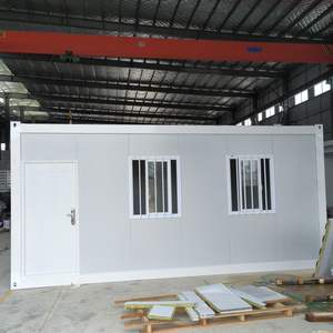 Maison préfabriquée conteneurisée économique à ossature acier, unité mobile portable <span class=keywords><strong>en</strong></span> kit, pour restaurant ou bureau - Product Image 1