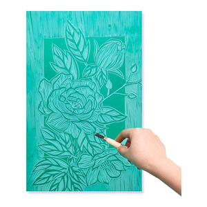 Vente flash : Bloc de <span class=keywords><strong>gomme</strong></span> <span class=keywords><strong>à</strong></span> effacer, ensemble de sculpture, outils de découpe pour linoléum, kit de fabrication de tampons pour linoléum pour le bricolage - Product Image 3