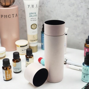 High Quality Custom Black <b>Cardboard</b> Cylindrical Paper <b>Tube</b> Eco-Friendly Biodegradable Recyclable Cosmetic Essential Oil Gift - Product Image 3
