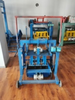 Machine semi-automatique de fabrication de blocs de pavé creux KF, 6 pouces, multi-tension (380V/220V/110V), garantie 3 ans, facile à utiliser