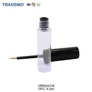 Tube d'eye-liner vide personnalisé 4 ml à faible MOQ, blanc, avec pinceau OEM, marque privée - Product Image 4