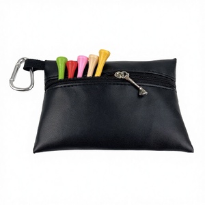 กระเป๋าใส่ทีกอล์ฟแบบคาดเอว หนัง PU กันน้ำ ขนาด 15*11.3 ซม. พร้อมซิปปิด  ลดราคาพิเศษ - Product Image 2