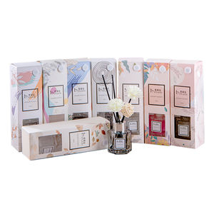 Vente en gros Bâtons de diffuseur de parfum en lin propre OEM 6.7 oz Parfum de maison Étagère de salle de bain Décor Ensemble de diffuseur à roseaux - Product Image 2