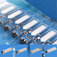 Modul Ethernet Tembaga 10GBASE-T SFP+ RJ45 Transceiver Kecepatan Tinggi untuk Switch Router Server Ekspansi Jaringan Perusahaan