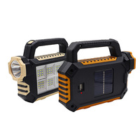 Lampes de poche LED SMD rechargeables à énergie solaire portables, lampes de camping solaires multifonctions