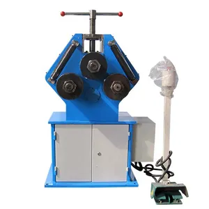 <span class=keywords><strong>Cintreuse</strong></span> <span class=keywords><strong>manuelle</strong></span> de barres plates pour tuyaux, 3 rouleaux, petite taille, machine de cintrage de sections pour l'industrie des serres, usinage de tuyaux - Product Image 2
