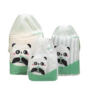 Sacs à cordon Tu Hui Cartoon 16 en soie pour le rangement de vêtements et de chaussures en voyage - Product Image 3