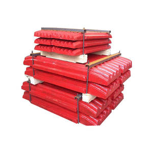 Plaques de mâchoires en fonte à haute teneur en manganèse PE 150x250, dimensions 250x400 et 250x1200, pièces d'usure pour concasseur à mâchoires PEX250750 - Product Image 1