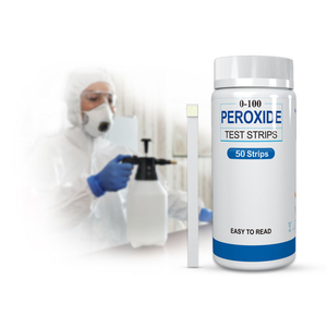 Bandelettes de test H2O2 Peroxyde 0 - 100 Mg/L pour <span class=keywords><strong>piscine</strong></span>, bassin à poissons, <span class=keywords><strong>eau</strong></span> potable et alimentation - Product Image 2