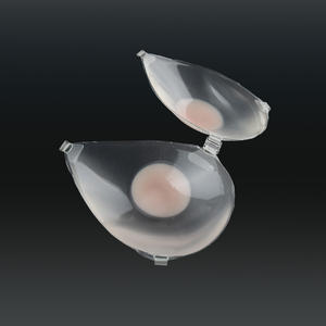 Reggiseno in <span class=keywords><strong>Silicone</strong></span> trasparente a goccia Color block Sexy impermeabile chiusura frontale traspirante senza soluzione di continuità - Product Image 2