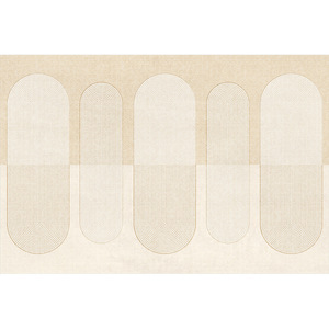 Nouvelle Arrivée Tapis de Salon et Chambre à Coucher Eiffel Home Moderne Minimaliste Crème à Poils Plats en Polyester avec Dos Antidérapant - Product Image 2