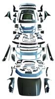 Kit carrosserie complet style sport 976 avec pare-chocs avant et arrière, capot et ailes pour Porsche Panamera 970 (2009-2016) - Amélioration 2023+