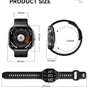 5G/4G Android 9.0 <b>Smart</b> <b>Watch</b> 2.4 Inch AMOLED 2400mah Battery 900W Camera 8GB+128GB RAM GPS WIFI Google APPS Download Smartwatch - Product Image 5