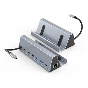 Hơi nước sàn đứng <span class=keywords><strong>7</strong></span> trong <span class=keywords><strong>1</strong></span> tương thích 4K 60Hz RJ45 <span class=keywords><strong>USB</strong></span> 3.0 steamdeck sạc <span class=keywords><strong>USB</strong></span> 3.0 2.0 tốc độ cao 5G 4 cổng <span class=keywords><strong>USB</strong></span> <span class=keywords><strong>HUB</strong></span> - Product Image 1