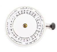 Mouvement de montre automatique en acier inoxydable Miyota 8285 du Japon, 12H 21 rubis, 21600BPH, léger, argenté, OEM personnalisé
