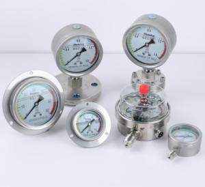 Venda direta da fábrica diafragma manômetro hidráulico Display analógico - Product Image 6