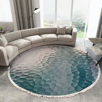 Tapis transfrontalier de style nordique, motif panier suspendu, imprimé maison, forme unique, lavable en machine, pour salon et chambre