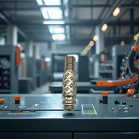Services de tournage CNC avancés pour composants de conduits d'air en titane - Brochage, perçage et fraisage pour l'usinage |   Modèle SLT021