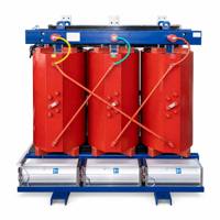 Transformateur de puissance triphasé sec 22 kV vers 400 V 2500 kVA en résine coulée refroidi par air