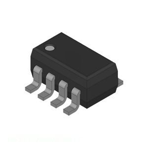 MAX6797AKAVDD8+T ชิปจัดการพลังงาน (PMIC) มีสินค้าในสต็อก วงจรรวมแท้ SOT 23 8 ไอซี ซูเปอร์ไวเซอร์ MPU - Product Image 1