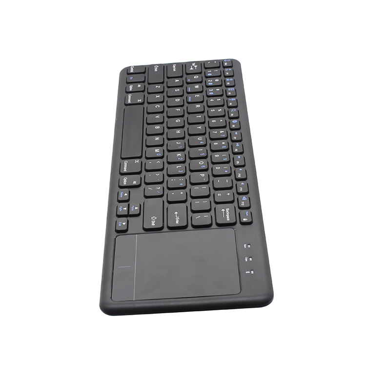 Logitech के साथ K400 प्लस वायरलेस टच टीवी कीबोर्ड आसान मीडिया नियंत्रण और टचपैड में बनाया-2.4G कीबोर्ड