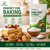 Bubuk Ekstrak Buah Monk Premium Pemanis Alami Tanpa Kalori Non-GMO Vegan Ideal untuk Kue & Minuman 100% Pemanis Murni