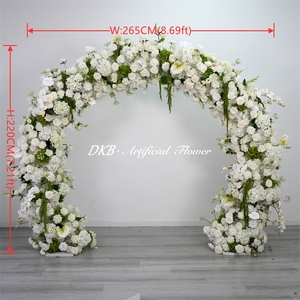 DKB Hot Selling Artificial Flowers Decoration Flowers Wedding Arch Floral Arrangements Rose <b>Backdrop</b> <b>Party</b> Decoration - Product Image 2