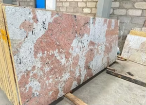 Dalle de granit et marbre en pierre naturelle rose d'Alaska Décoration de sol antidérapante Utilisations intérieures et extérieures Pierre rose d'Alaska - Product Image 2