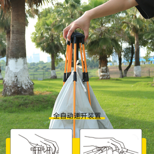 Kit de tente de camping familiale portable toutes saisons, ouverture automatique rapide, revêtement argenté, protection solaire, coupe-vent, Oxford 210D imperméable - Product Image 2