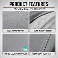 Housse de voiture imperméable KXF, résistante au gel, au vent, à la neige et aux UV, pour berline et SUV, toutes saisons, 250g PVC, fabrication OEM ODM